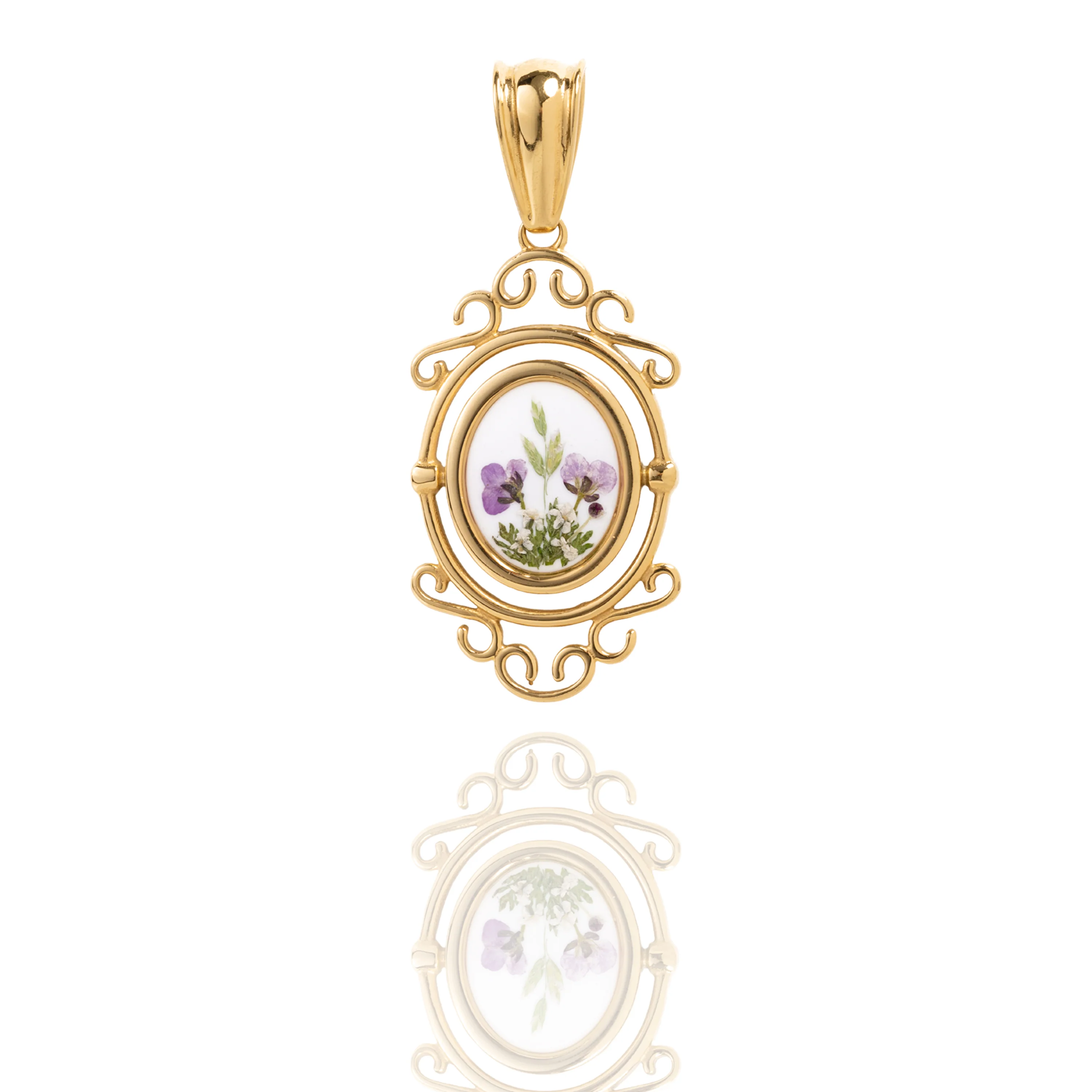 Ciondolo Violettes Vintage